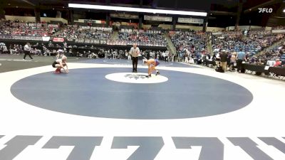 126 lbs Champ. Round 1 - Zackry Mosier, Arkansas City HS vs Mason Moore, Tecumseh-Shawnee Heights HS
