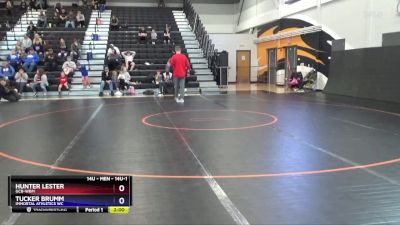 14U-1 lbs Round 2 - Hunter Lester, GCB-WBM vs Tucker Brumm, Immortal Athletics WC