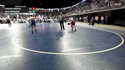 110 lbs Round Of 32 - Sanchir Edington, Bishop McCort vs Jack Kondrasuk, Laurel