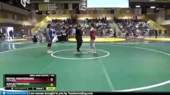 144 lbs Round 5 - Reyna Montenegro, California vs Kaylin Montano, California