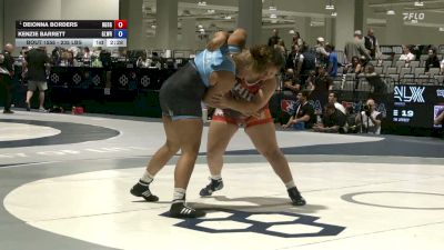 235 lbs 1st Place Match - Deionna Borders, Ohio Greco Boys & Girls vs Kenzie Barrett, Gladiator Wrestling