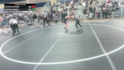 82 lbs Consi Of 16 #2 - Daxton Telford, Sanderson Wr Ac vs Michael Roman, Warriors WC
