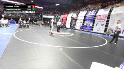 175 Class 4 lbs Champ. Round 1 - Cohenn Stark, Northwest vs Robby Desmond, Lee`s Summit