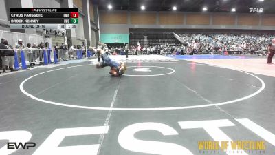 160 lbs Round Of 16 - Cyrus Faussete, Union vs Brock Kenney, Durham Wrestling Club