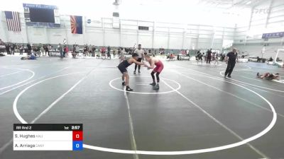 156 kg Rr Rnd 2 - Shannon Hughes, Kalispell WC vs Aiden Arriaga, Canyon