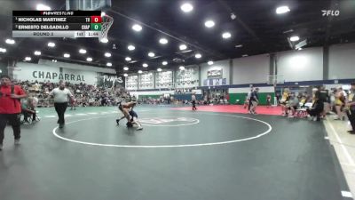 106 lbs Round 3 - Nicholas Martinez, Temecula Valley vs Ernesto Delgadillo, Chaparral
