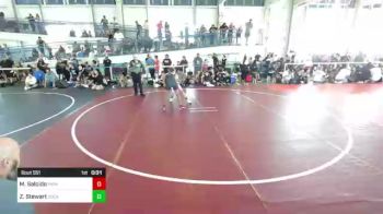 98 lbs Consolation - Micah Salcido, Parker Invictus vs Ziggy Stewart, Yucaipa/Threshold