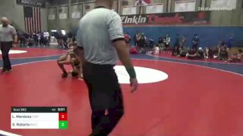 161 lbs 7th Place - Luis Mendoza, Toppenish vs Sean-Michael Roberts, Buchanan