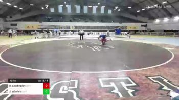 157 lbs Consi Of 4 - Riggen Cordingley, Western Wyoming vs Jaziah Whaley, Unattached-Northern Colorado