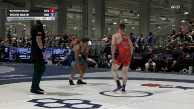 70 kg Cons. Sub-semis - Edward Scott, Brunson UVRTC/ Titan Mercury Wrestling Club vs Melvin Miller, Bishop McCort High School Wrestling
