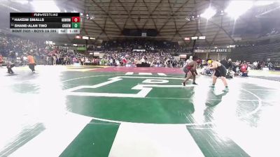 Boys 2A 285 lbs Champ. Round 2 - Shane-Alan Tino, Chief Sealth vs Hakeim Smalls, Archbishop Murphy