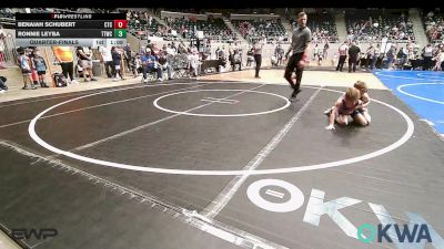 58 lbs Quarterfinal - Benaiah Schubert, Chandler Takedown Club vs Ronnie Leyba, Team Tulsa Wrestling Club