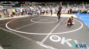 58 lbs Quarterfinal - Benaiah Schubert, Chandler Takedown Club vs Ronnie Leyba, Team Tulsa Wrestling Club