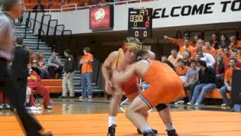 20 David Bertolino (ISU) dec. Clayton Foster (OSU); 3-1