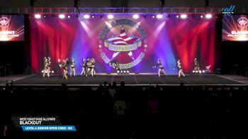 West Coast Fame Allstars - BLACKOUT [2025 L4 Senior Open Coed - D2 Day 1] 2025 The American Showcase