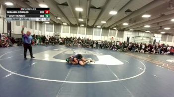 115 lbs Champ. Round 2 - Lucy Ticknor, Glenrock vs Miranda Rosales, Roosevelt