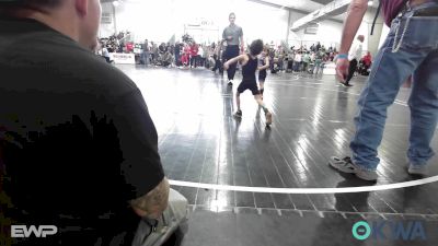 35 lbs Quarterfinal - Asher Gregory, Tulsa Blue T Panthers vs Lorenzo Hollandsworth, IRONMEN Wrestling Club