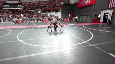 57 lbs Champ. Round 1 - Cato Moe, Wausau West vs Caden Duncan, Brown Deer Jr Falcons Wrestling Club