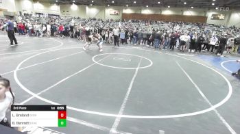 106 lbs 3rd Place - Lowagain Breland, Georgetown vs Brayton Bennett, Other Team