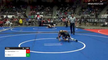 70 lbs Prelims - Kamdon VonHolten, Team Punisher Wrestling vs Allen Woo, Izzy Style