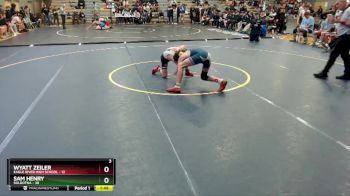 112 lbs Round 2: 1:30pm Fri. - Sam Henry, Soldotna vs Wyatt Zeiler, Eagle River High School