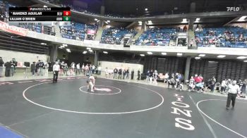 95 lbs Cons. Round 5 - Makenzi Aguilar, Unattached vs Lillian O`Brien, Bloom