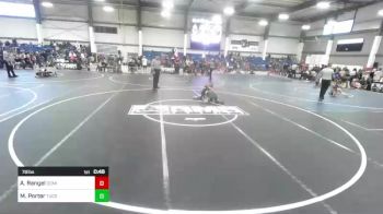 78 lbs Consi Of 8 #2 - Arturo Rangel, Dominate WC vs Madeline Porter, Tucson Pride WC