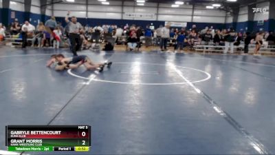 70-76 lbs Round 4 - Grant Morris, Hawk Wrestling Club vs Gabryle Bettencourt, Kuna Klub