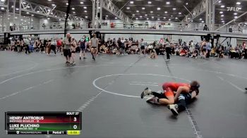 84 lbs Round 7 (8 Team) - Henry Antrobus, Backyard Brawler vs Luke Pluchino, Mat Warriors Red