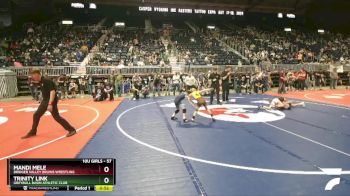 57 lbs Quarterfinal - Mandi Mele, Bridger Valley Bruins Wrestling vs Trinity Link, Greybull Basin Athletic Club