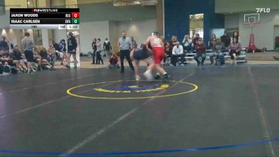 190 lbs Isaac Carlsen, Sidney / Fairview vs Jaxon Woods, Rapid City Cobblers