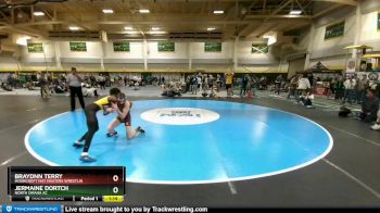 132 lbs Quarterfinal - Jermaine Dortch, North Omaha AC vs Braydnn Terry, Moorcroft Mat Masters Wrestlin