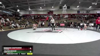 174 lbs Champ. Round 1 - Colton Schaad, Jamestown (N.D.) vs Donovan Hawthorne, Newberry