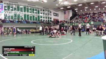215 lbs Cons. Round 4 - Ethan Crawford, Genoa vs Scott Smith, Oak Harbor