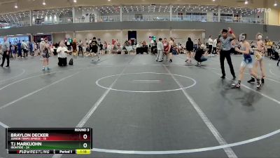 80 lbs Round 3 - TJ Markijohn, Irontide vs Braylon Decker, Junior Terps Xpress