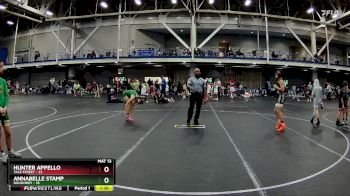 110 lbs Finals (2 Team) - Annabelle Stamp, Doughboy vs Hunter Appello, Yale Street