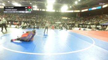 5A 285 lbs Semifinal - T.j. Callier, Nampa vs Parker Bagley, Lewiston