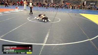 60 lbs Quarterfinals (8 Team) - Ethan Kruse, Caledonia/Houston vs Camden Batton, Farmington