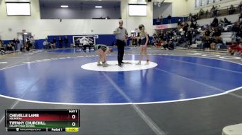 107G 3rd Place Match - Tiffany Churchill, Colony High School vs Chevelle Lamb, Soldotna