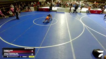 73 lbs Quarterfinal - Shine Han, California vs Myah Montalvo, Delano Diablos Wrestling