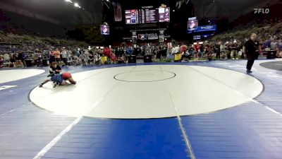 106 lbs Cons 16 #2 - Daniel Rosales, Idaho vs Elijah Poe, California