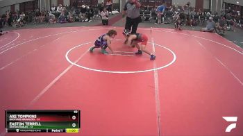 64 lbs Semis & 1st Wrestleback (8 Team) - Easton Terrell, Untouchables vs Axe Tompkins, Backyard Brawlers