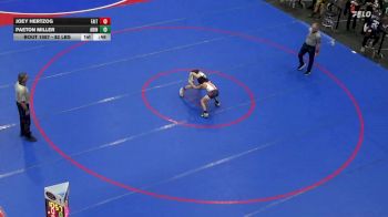 82 lbs Consi Of 16 #2 - Joey Hertzog, Faith Christian Academy vs Paeton Miller, Abington Heights