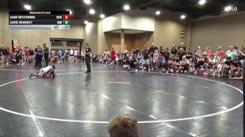 70 lbs Round 2 (8 Team) - Luke Munsey, Crossroads Wrestling vs Liam McCombs, Panhandle Pittbulls