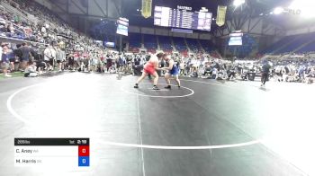 285 lbs Rnd Of 64 - Connor Aney, Washington vs Mason Harris, Oklahoma