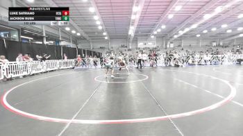 132 lbs Quarterfinal - Luke Satriano, Prestige Worldwide vs Jackson Rush, TNWC Silver Fox