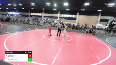 77 lbs Semifinal - Austin Garcia, Suples vs Roan Rickel-Cruz, Team Aggression