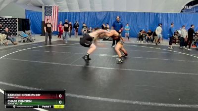 165 lbs Round 7 (8 Team) - Kayden Hendershot, FORGE vs Chase Denison, Rogue WC