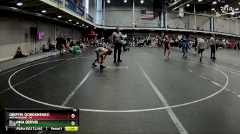 76 lbs Round 2 (10 Team) - Griffin Doroshenko, Mat Assassins vs Elliana Servis, FLOW