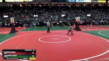 60 lbs Quarterfinal - Easton Ginn, MIRA vs Maximus Sako, WSW1